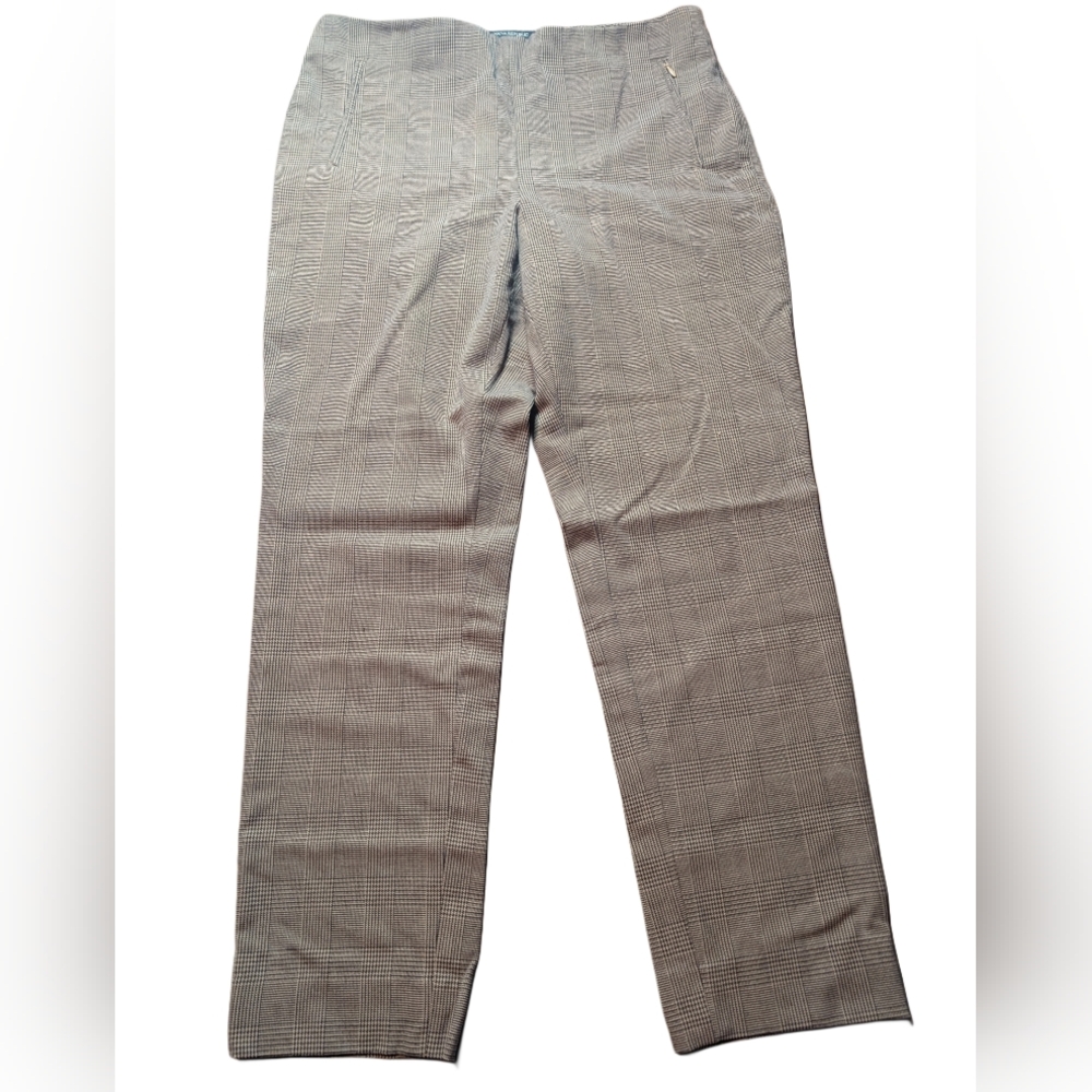 Tan Houndstooth Dress Pants